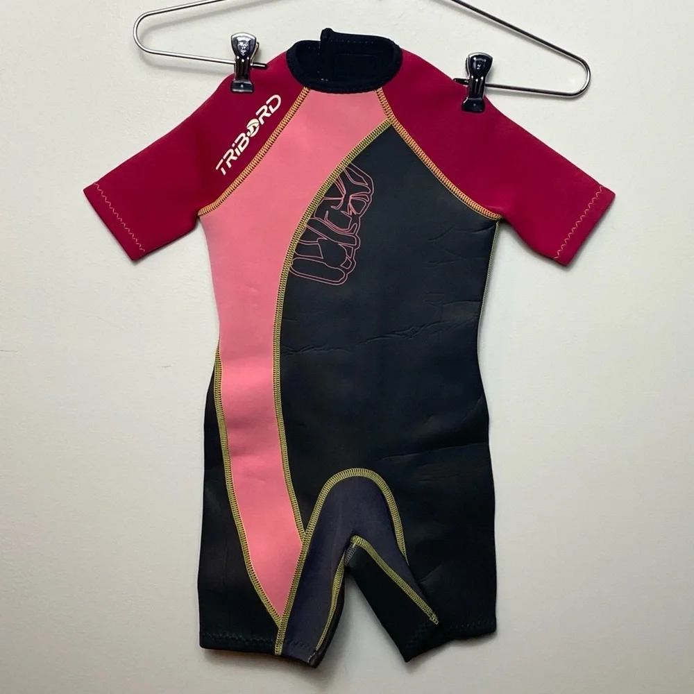 Tribord Girls Shorty Wetsuit Sz 6